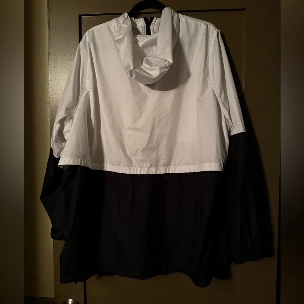 Nike Black and White Hooded windbreaker 3X mens - Picture 3 of 7